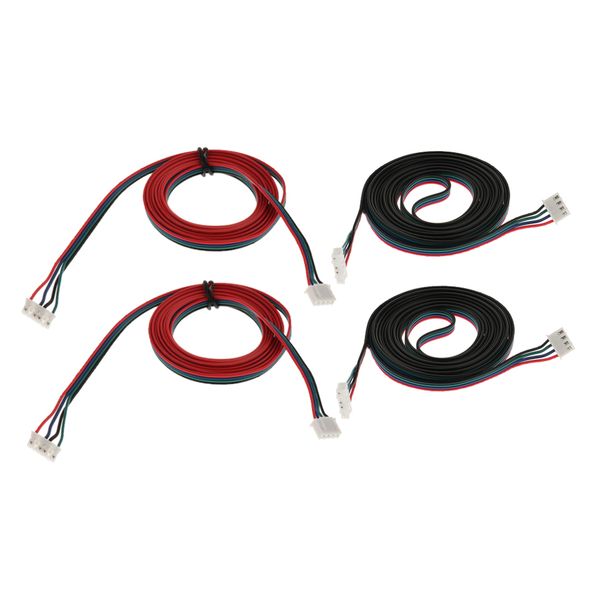 

4pcs 3d printer stepper motor extended cables connector lead wire xh2.54