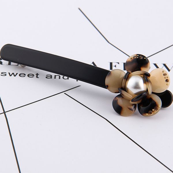 

2020 new fashion hair jewelry simulated flower french acetate rhinestone hair clips barrettes hairpins for women girls tiara, Golden;silver