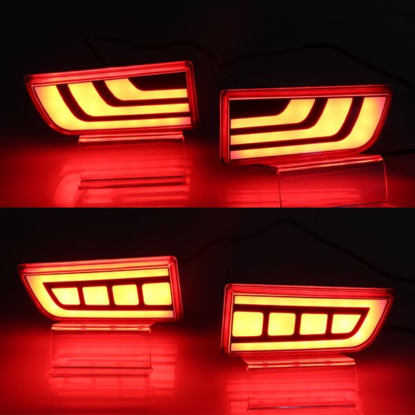 

1 pair led reflector lamp rear fog lamp rear bumper light brake light for mahindra scorpio 2018 2019