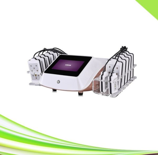

14 pads non invasive zerona cold lipo laser slimming lipolaser machine for salon clinic spa, Black