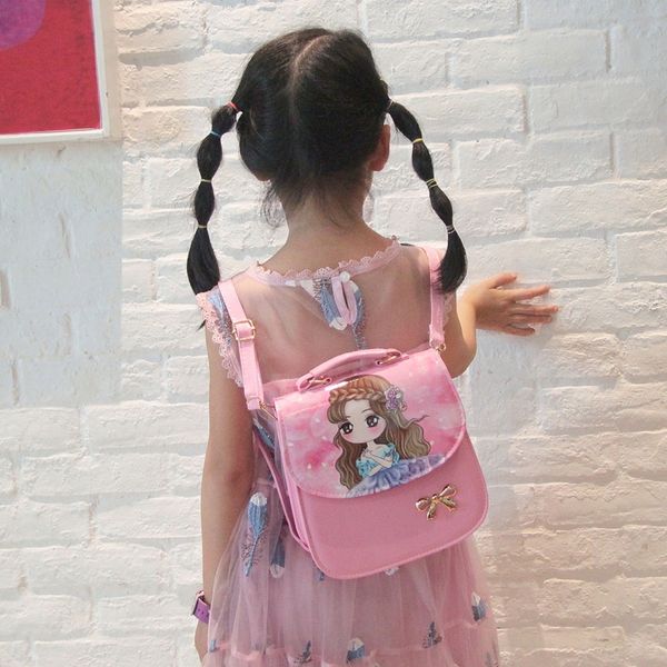 

ateos cartoon fashion lady's three-purpose shaped portable diagonal parent-child mommy bag cartoon girl fashion girl lady's three