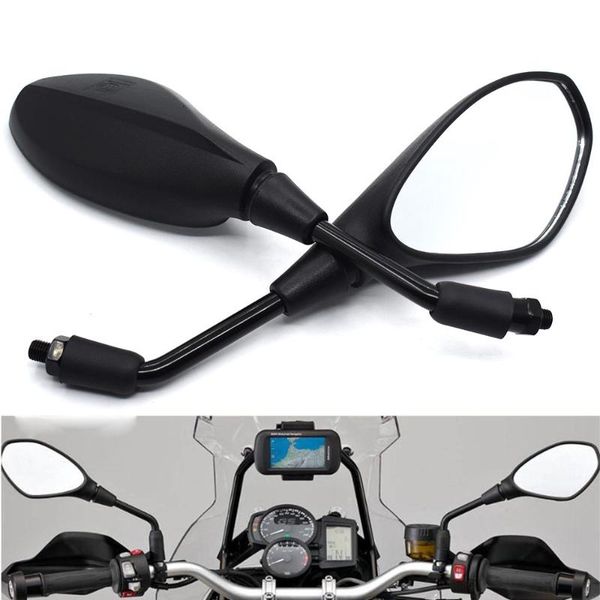 

universal 10mm motorcycle rearview mirror left&right rear view mirrors for mt-01 mt-03 mt-07 mt-09/sr/fz-07 fz-09 mt-10