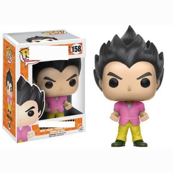 

funko pop dragon ball z badmen vegeta #158 collection model toys 2020 doll action figures kids toys for children