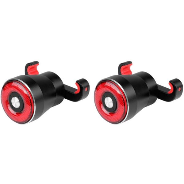 

bicycle taillight ligent induction brake mountain car light usb rechargeable waterproof night riding taillight