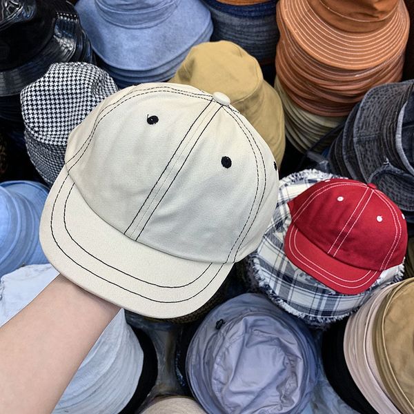 

couple summer short eaves baseball men and women all-match korean baseball cap sun hat sun hat style casual student sunshade cap, Blue;gray