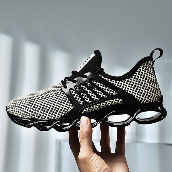 

new mens running shoes black anti slip sport sneakers big size 39-47 breathable walking shoes men quality athletic sneakers