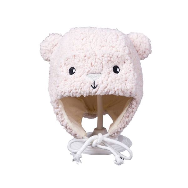 

caps & hats cute bear baby earmuffs winter velvet warm infant beanie cap for boys girls 090a, Yellow