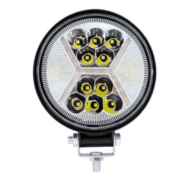 

led pods 4" car round work light 117w off road bar spot flood combo fog lights driving lights for truck suv atv utv