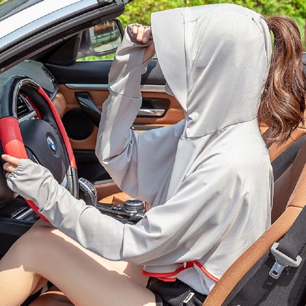 

female uv-proof electric vehicle sunshade cap sun electric vehicle sunshade outdoor eaves breathable sun hat sunscreen hat, Blue;gray