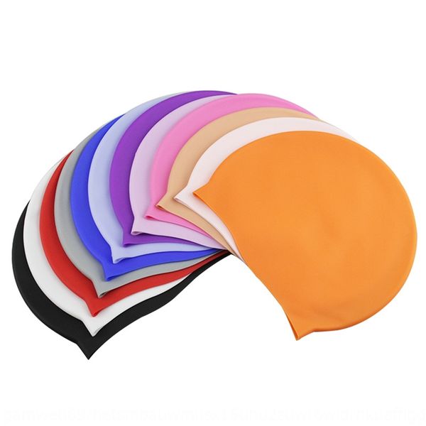

взрослый унисекс силиконовых capsilicone шапочки для плавания 65g высокой упругой противоскользящей толщины queen плавательной крышки