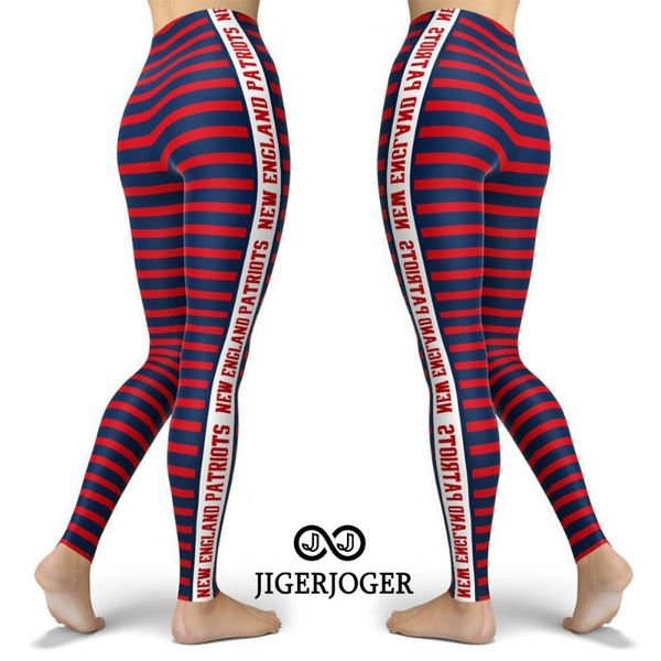 

jigerjoger краснофлотца команда поножи футбольный болельщик гетры 2020 new graphic боковые линии отпечатанные зал леггинсы брюки для женщин, White;red