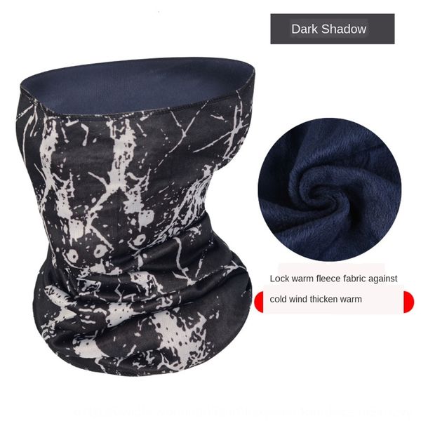 

winter magic warm bicycle scarf bicycle fleece riding face towel scarf men's and women's outdoor mask warm sports equipment, Black