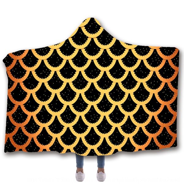 

q1lh9 mermaid series 3d printing hooded thickened children's mermaid series 3d cloak digital digital printing hooded cloak thickened bl, Blue;gray