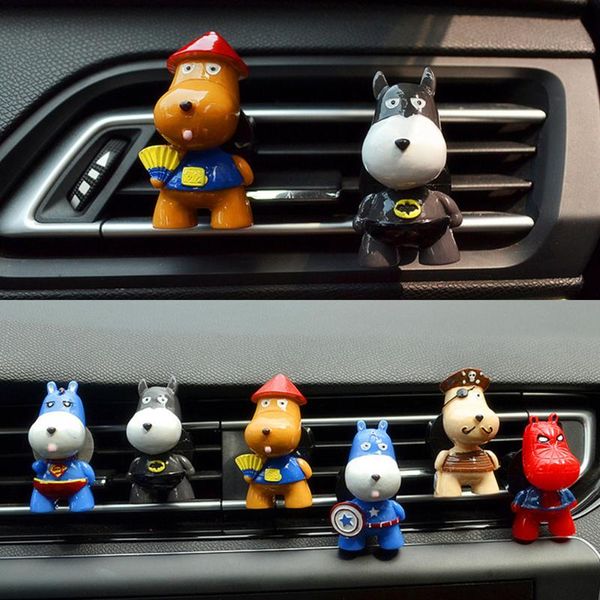 

car fragrance air freshener clip cartoon iron man auto air outlet decoration accessory trim diffuser children gifts