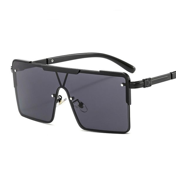 

new fashion metal frame big sunglasses popular forefront temperament men and women spectacles sun glasses rave festival, White;black