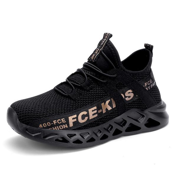 

2020 spring shoes kids boys girls casual mesh sneakers breathable soft soled running sports shoes toddler boys sneakers boy 906, Black