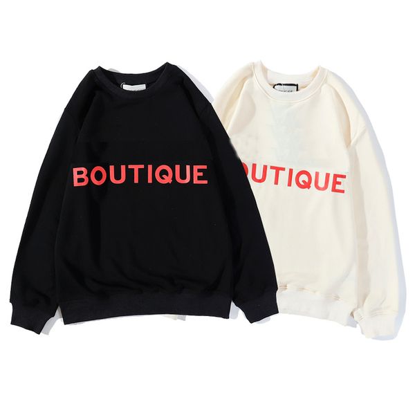 

20fw mens womens hoodies casual fashion letter print hooded pullover autumn winter sweatshirt high quatily men clothing size m-2xl, Black