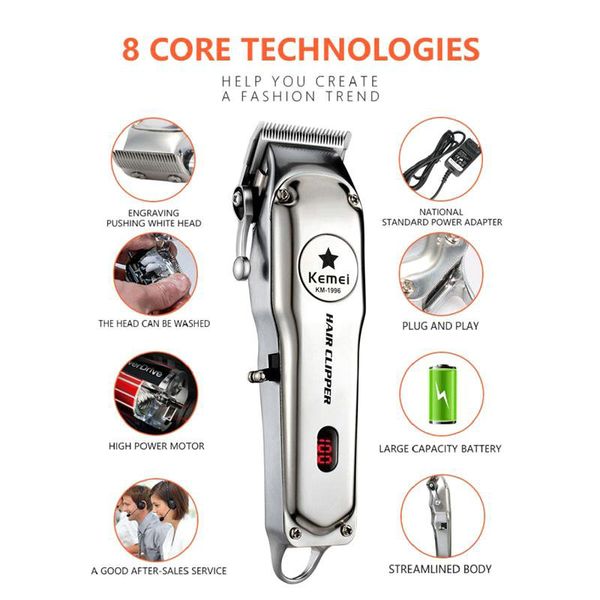 

kemei electric shaver leather razor case shaver for men double knife net razor mens electric shavers gift for men razor men pt2009 makti