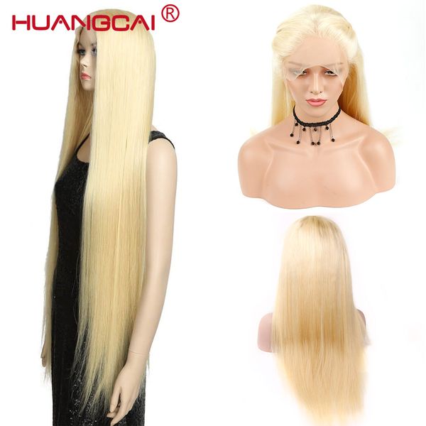 

glueless 613 blonde lace wigs preplucked peruvian straight lace front human hair wig with baby hair honey blonde remy wig 26inch, Black