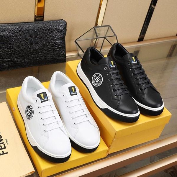 

new arrival mens shoes fashion classic footwears casual lace -up plus size low men shoes luxury sneakers herren sportschuhe, Black