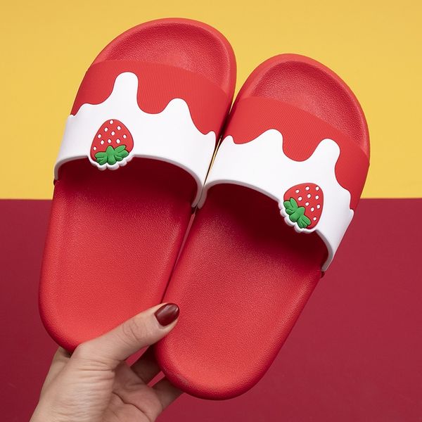 

girls' soft bottom sandals and slippers home bathroom one-line slippers 2020 new boy baby parent-child cute cartoon sandals, Black;grey