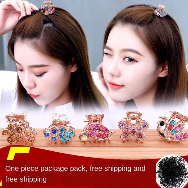

bangs headwear hair card female korean style small hair accessories accessory clamp headwear net clip net red small side clip