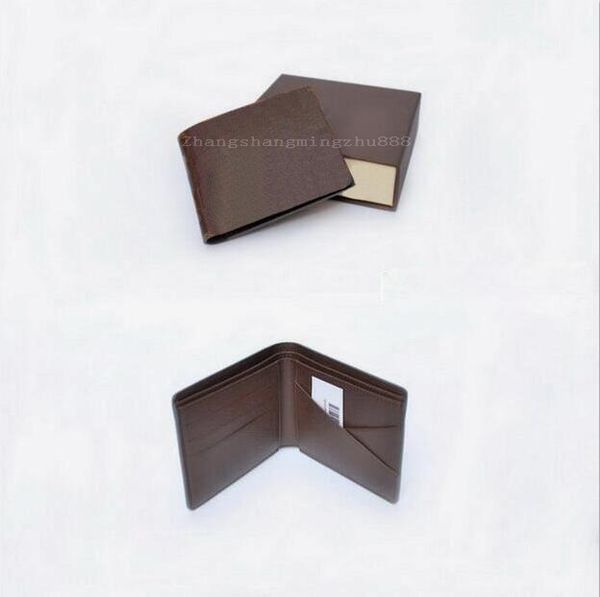 

short wallet women men wallets purse leather men wallets lady wallet card holder with gift box, Red;black