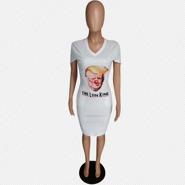 

j6093 2019 summer dress casual fashion fashion pattern dress, White;black