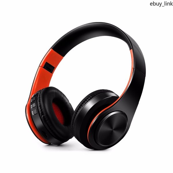 

new portable wireless headphones bluetooth stereo foldable headset audio mp3 adjustable earphones with mic for music