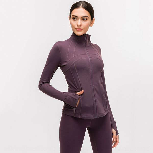 

cr1kj yoga clothing women's sports jacket zipper tight running stand collar cardigan online yoga suit sportswear sweatshirt sweatshirt, White;red