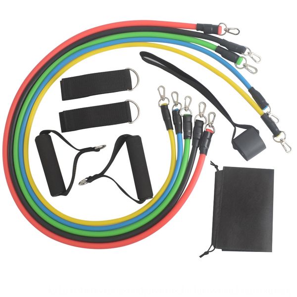 

y1wg3 1 of tension men's fitness training 1 set of tension stretch men's stretch rope resistance band set equipment chest muscle e