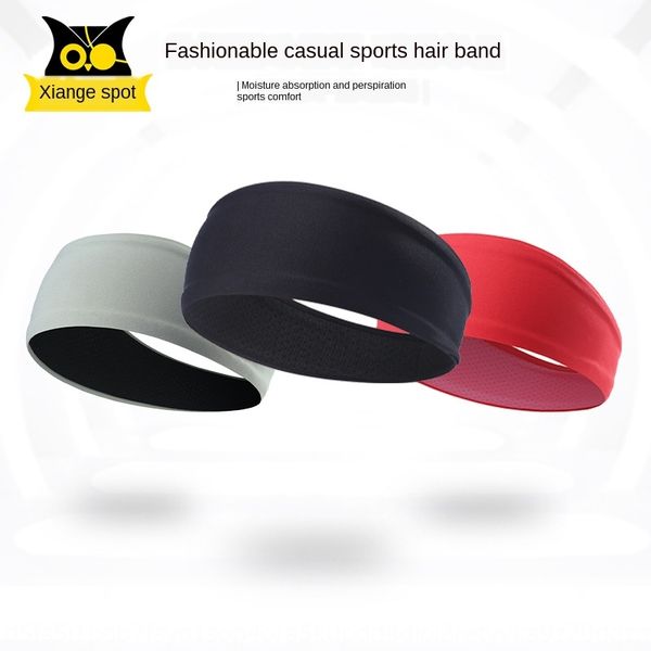 

zjsjc xia ge quick-drying breathable umbrella white head yoga basketball cycling sports band sweat-relieving bicycle bandhair band hair band, Yellow;black