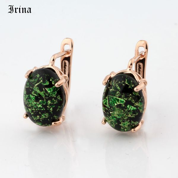 

irina 2020 new fashion 585 rose gold personality colorful earrings for women sweet romantic girl earrings gift, Silver