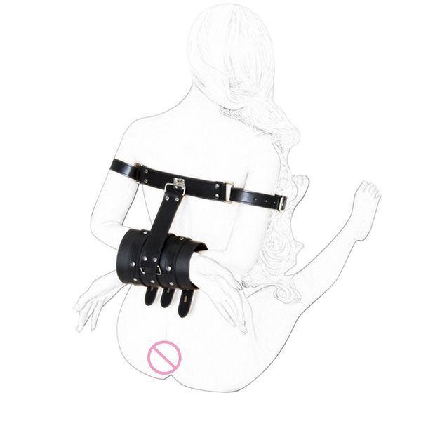 

game blets domi 3 hands women pu for arms y200616 leather bondage hnkjk