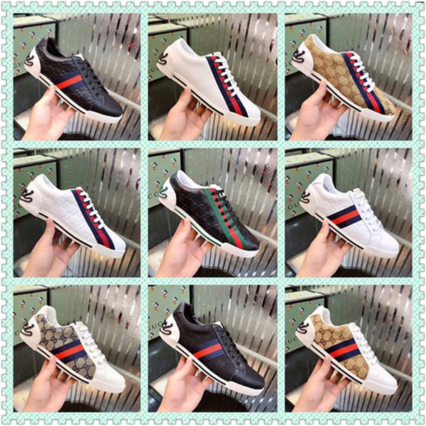 

designer shoes men womens casual shoes bee stripes shoes walking sports trainers luxury ace embroidered sneaker, Black