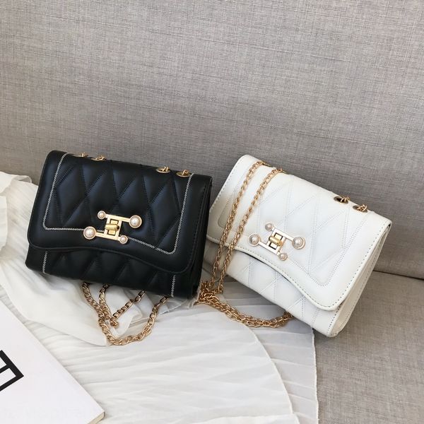 

iarmy 2019 popular online red high texture french niche ck postman small small bag limited chain messenger bag female all-match ins western, White