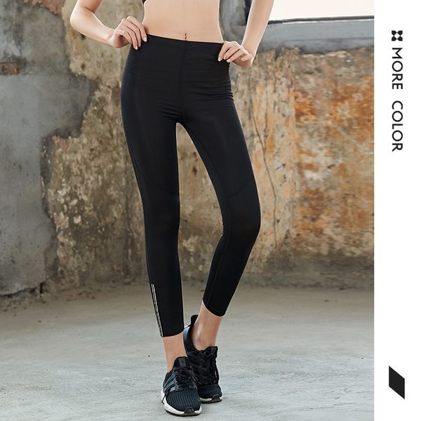 

yoga outfits women leggings with pocket casual shiny glossy workout sport pants female fitness tights black solid fluorescent sportswear, White;red