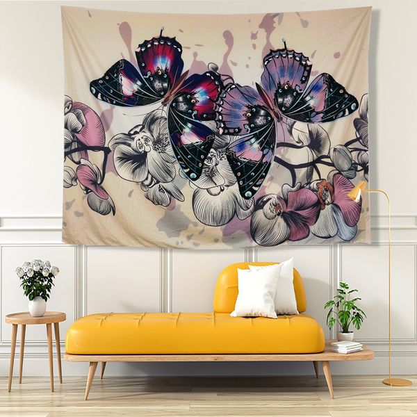 

women's fashion printed mat women's fashion beach shawl printed tapestry shawl carpet tapestry carpet beach mat, Blue;gray