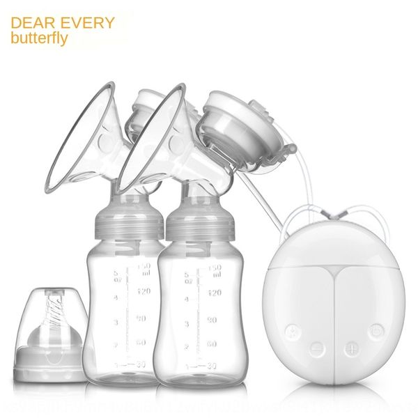 

bjgg0 dieqi dual-side electric massage breast pump breast-sucking and milking device large suction massage postpartum breast-feeding device