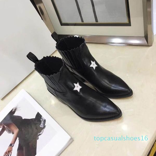 

new high-end boots, high-end luxury display, fashion fad artifact with high 5.5cm black size 35-40+ box t01