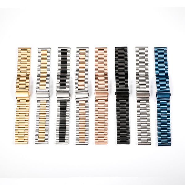 Cinturino in acciaio inossidabile 22mm 20mm per Samsung Gear S3 Frontier Cinturino cinturino classico Cinturino in acciaio inossidabile SM-R760 SM-R770 Metallo
