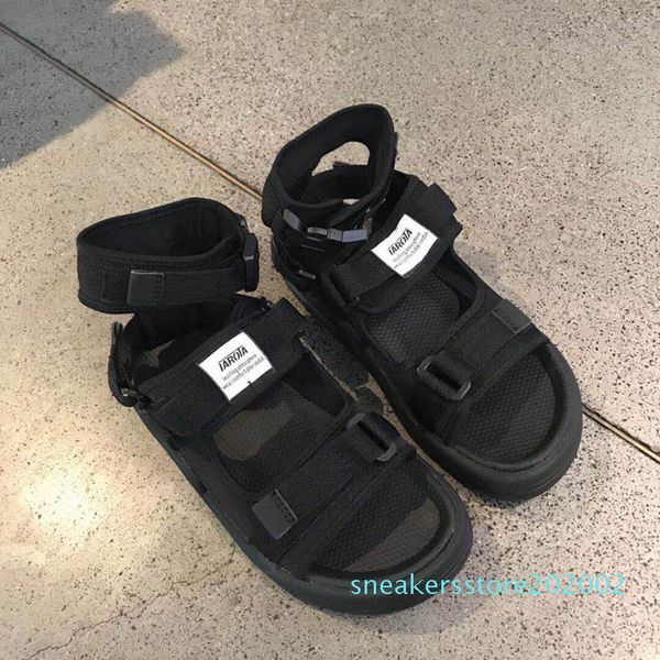 

crystal2020 sandals trend vietnam men and women leisure time motion increase lovers beach shoes sandals dual purpose s02, Black