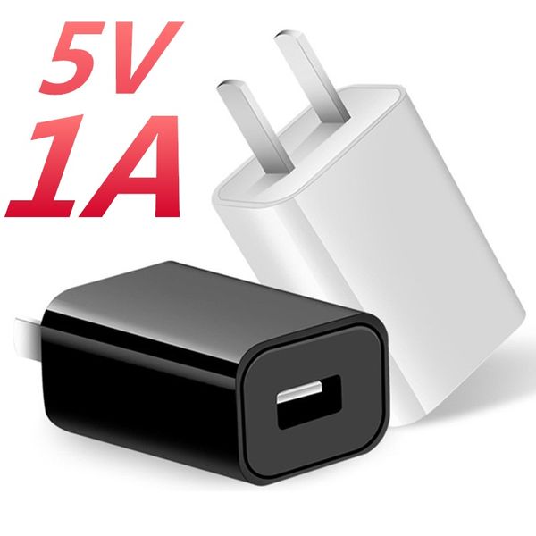 Universal 5V 1A EU US AC Home Travel Travel Waller Auto Power Adapters для iPhone 12 13 14 Samsung LG Android Текст планшет