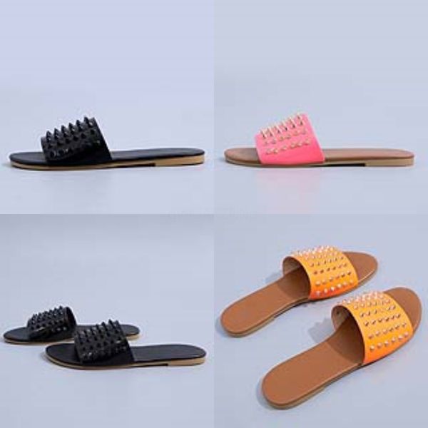 

women slippers flip flops slides women soes summer flat female ladies fasion casual deners slippers#179, Black