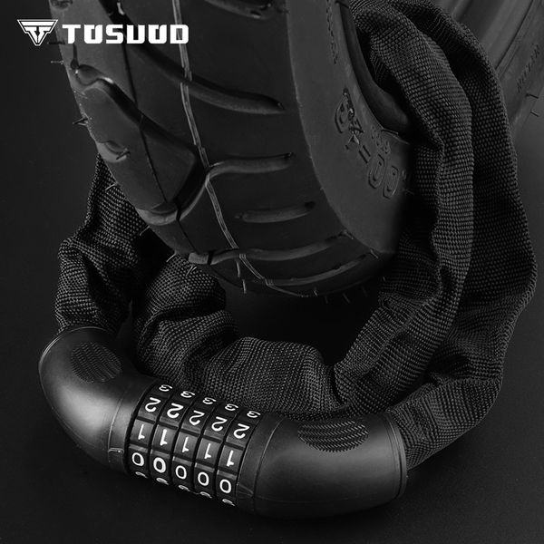 

cool accessories ride sports bicycle password electric car chain battery lock mountain bike lock anti-theft bicycle accessories