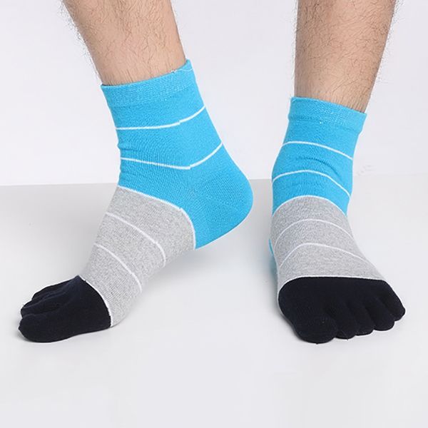 

sports socks men women sport finger-separat breathable road bicycle outdoor racing cycling anti slip soccer, Black