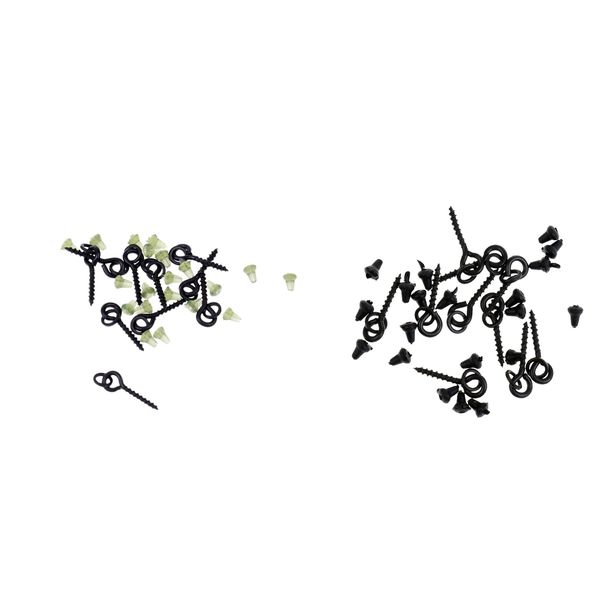 

40pcs hook s beads carp chod rigs threaded boilie & 20pcs bait screws