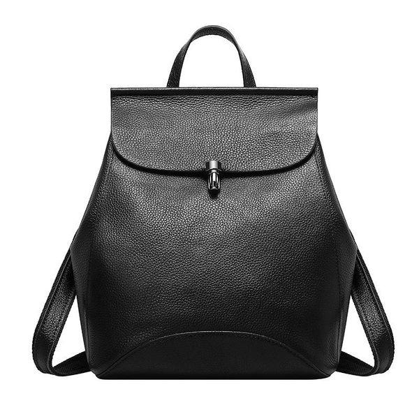 

aber fashion bag first layer cow leather women backpack 2020 new large capacity leisure softback 5 colors travel backpack
