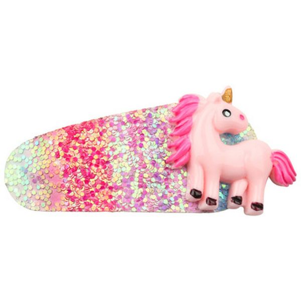 

2016 unicorn party christmas party supplies 5pc cartoon unicorn hairpin birthday party decorations kids unicornio hair accessories s queen66, Silver