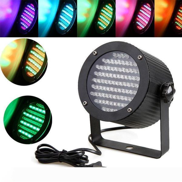 

professional stage light 25w 86 rgb led light 4 channel dmx512 control lighting projector dj party disco stage light us plug h8813us